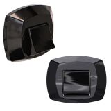KIT 02 ACABAMENTOS P/ VÁLVULA DE DESCARGA DOCOL ABS PRETO