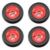 4 Rodas Completas Carrinho De Mão Rolamento 3,25 X 8 100k