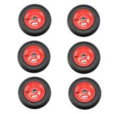 6 Rodas Completas Carrinho De Mão Rolamento 3,25 X 8 100k
